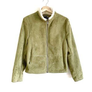 B.U.M EQUIPMENT VINTAGE | NWT GREEN SUEDE JACKET